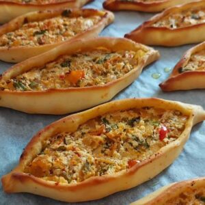 peynirli açık pide tarifi